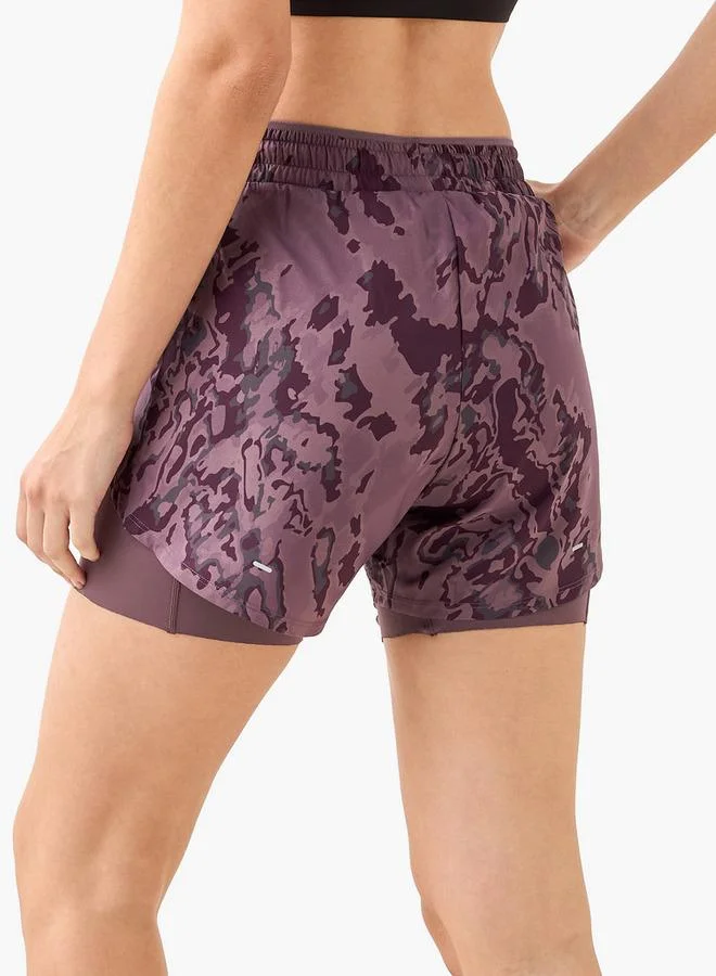 Splash Active  Women Soft Touch Running Shorts with Liner for Women | Best Price UAE